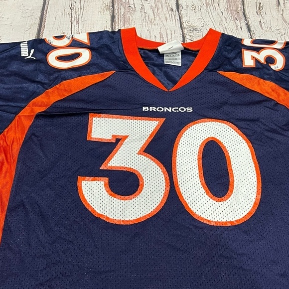 Vintage Terrell Davis Denver Broncos Puma 1990s NFL Football Jersey - Picture 5 of 9